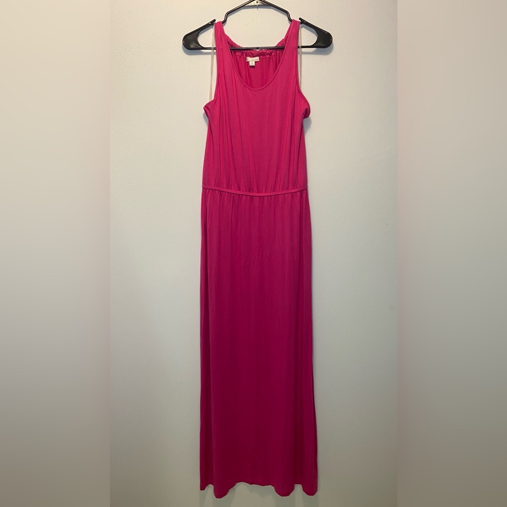 GAP Vibrant Pink Maxi Dress